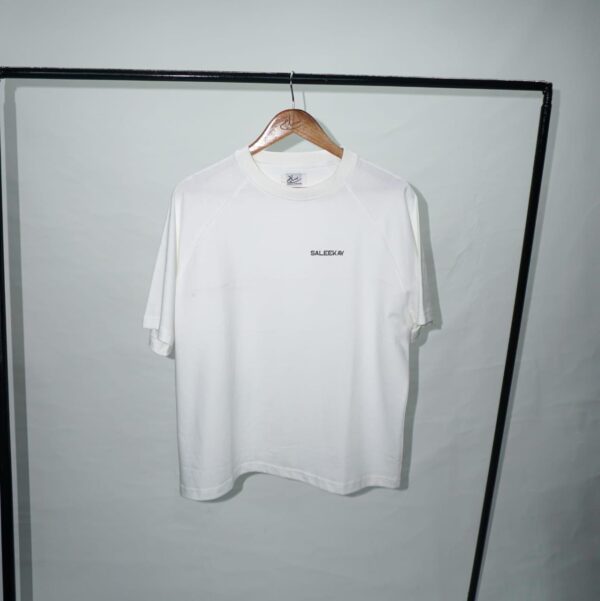 WHITE RAGLAN TEE