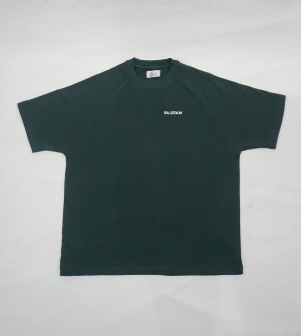 GREEN RAGLAN TEE