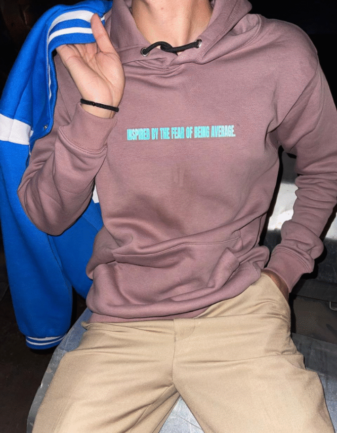 Article Fear Hoodie Rosy Brown
