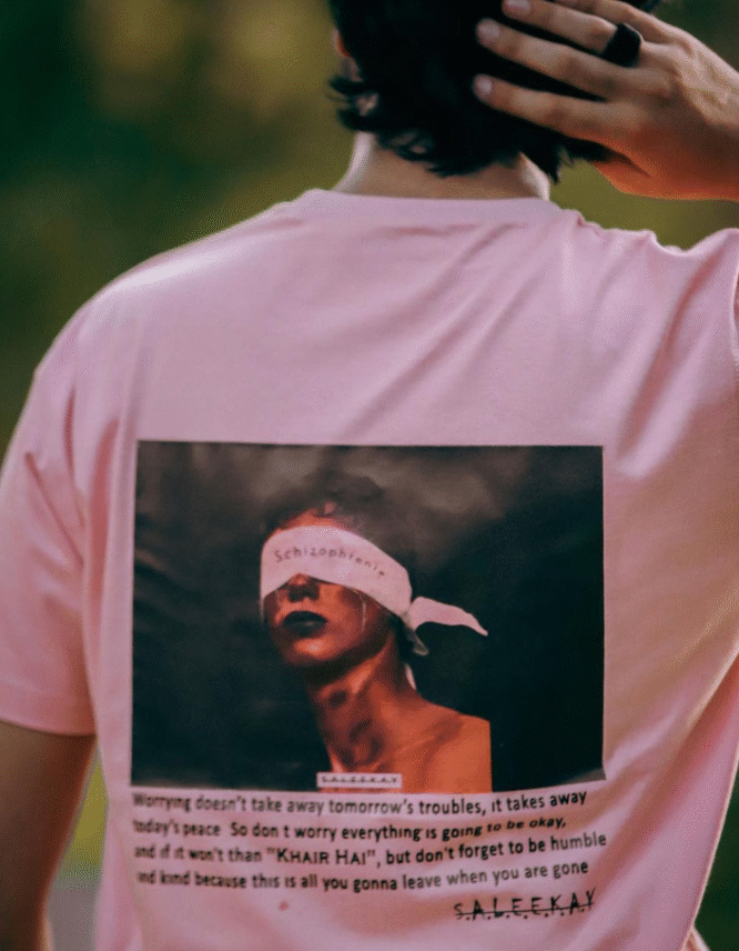 The Khair hai 2.0 Tee Baby Pink - Image 3