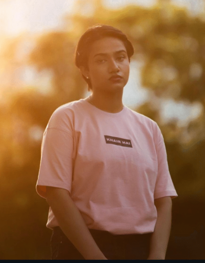 The Khair hai 2.0 Tee Baby Pink