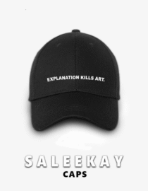 Explanation Kills Art Cap Black